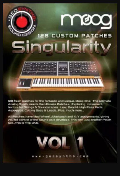 GeoSynths Singularity Vol.1 for Moog One