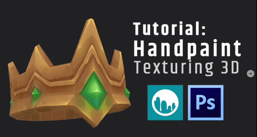 ArtStation – Stylized Crown – Handpaint Texturing