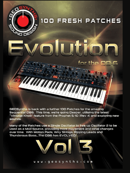 GeoSynths Evolution Vol.1 DSI OB6 Soundset