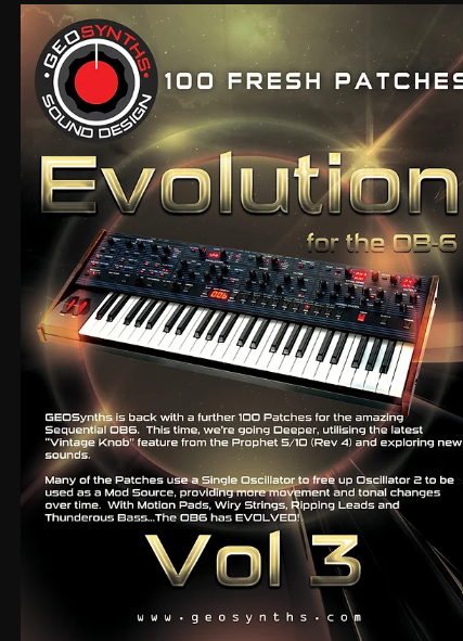 GeoSynths Evolution Vol.2 DSI OB6 Soundset