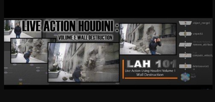 Live Action Houdini, Volume 1: Wall Destruction in Houdini