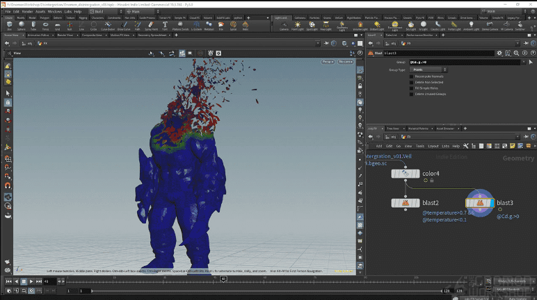 The Gnomon Workshop – Create Disintegration VFX in Houdini and Nuke