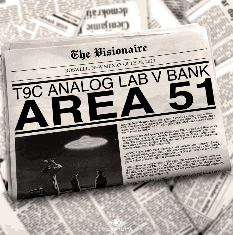 visionary T9C AREA 51 (Analog Lab V Bank)