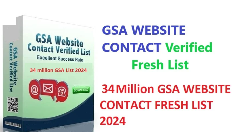 GSA WEBSITE CONTACT Verified Fresh List 34 Million 2024