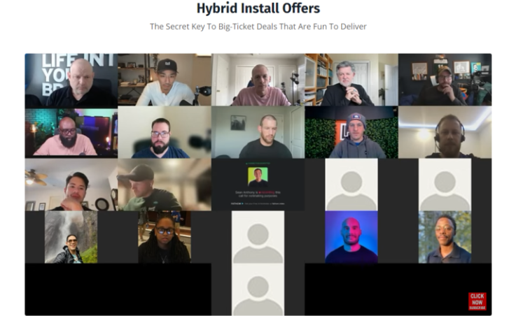 Sean Anthony – Hybrid Install Offers