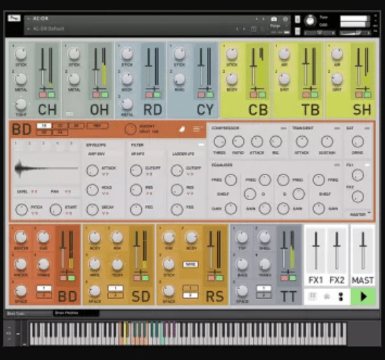 SonicCouture AC-DR Acoustic Drum Machine KONTAKT