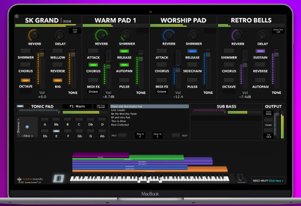 Sunday Sounds Sunday Keys Template for MainStage