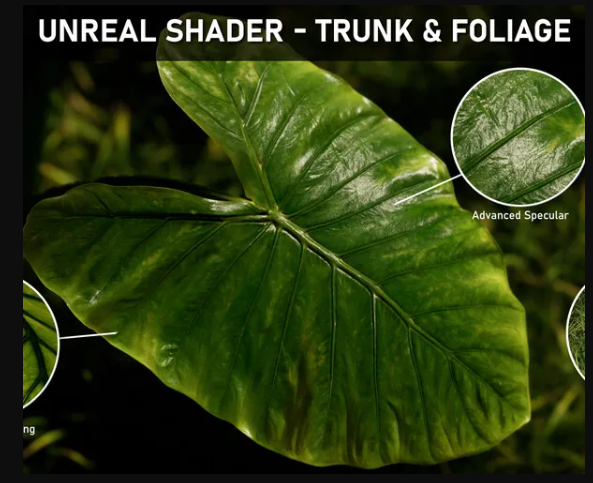 ArtStation – Unreal Shader: Trunk & Foliage