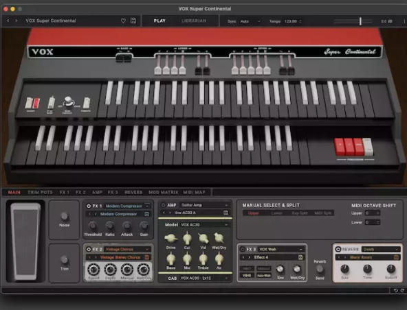 KORG Software VOX Super Continental v1.0.5