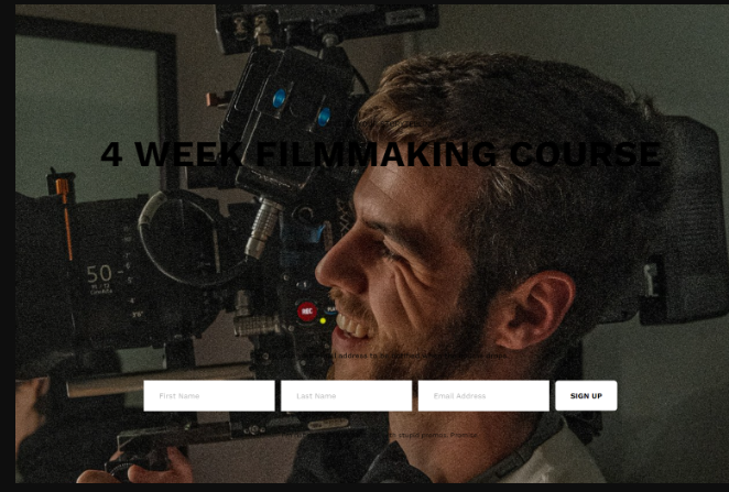 ZACH RAMELAN – 4 Week Filmmaker Course