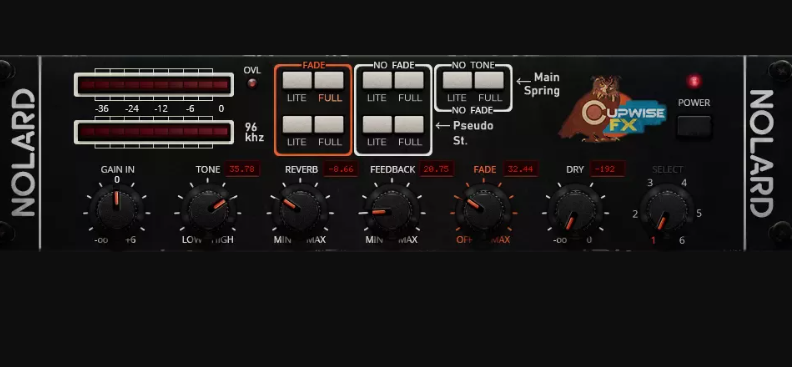 Cupwise FX Nolard Spring Reverb & Tape Delay (Nebula Library)