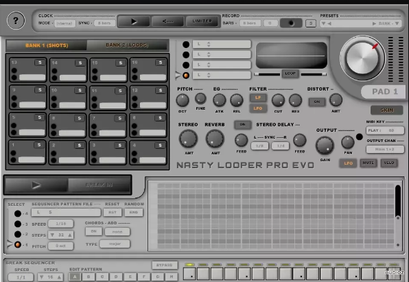 Psytrance Plugins - Nasty Looper PRO EVO 1.0