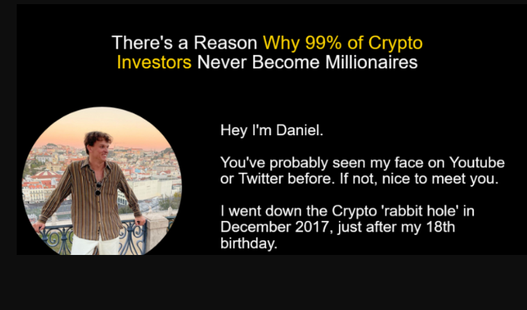 Daniel McEvoy – Dans Bull Run Millions Crypto Course on the Planet!