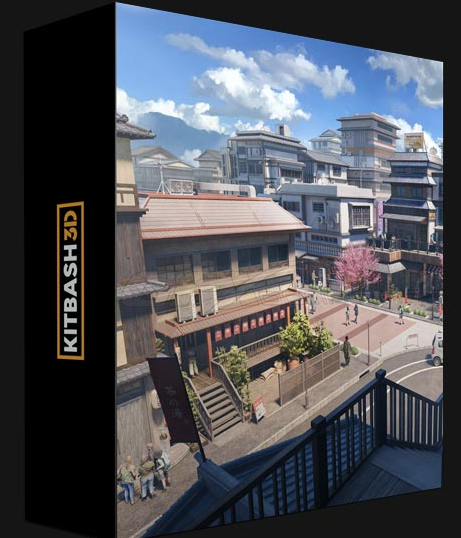 KitBash3D – Japanese Neighborhoods