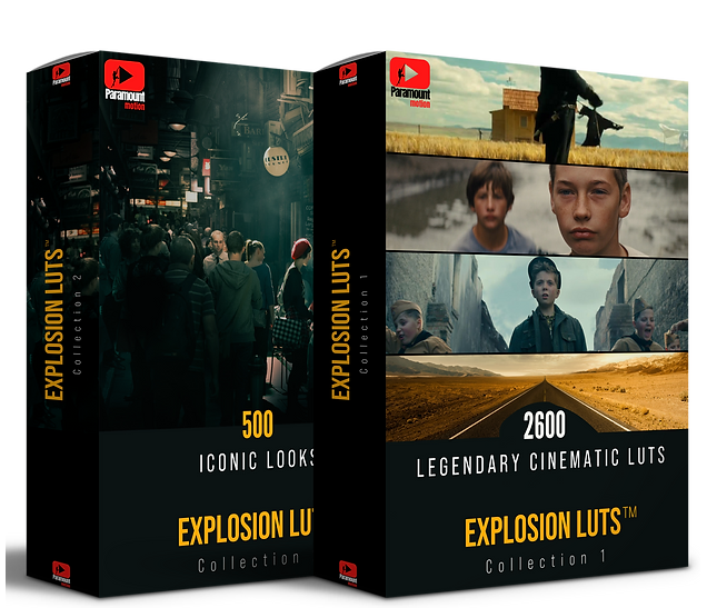 Paramount Motion EXPLOSION™ Cinematic LUTs Collection 1&2