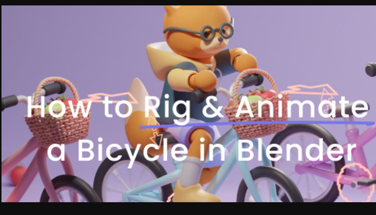 Patata School – How to Rig & Animate a Bicycle in Blender