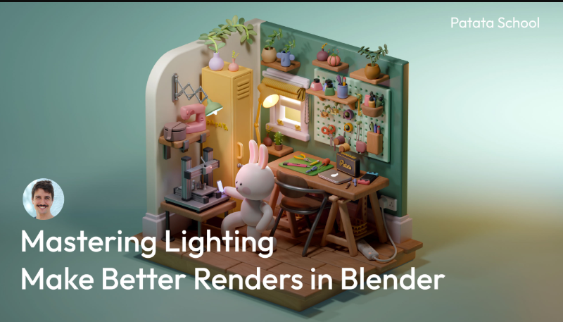 Patata School – Mastering Lighting (Make better renders in Blender)