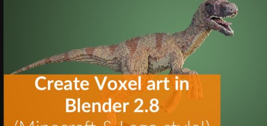 CGCookie – Creating Detailed Voxel Art in Blender 2.8