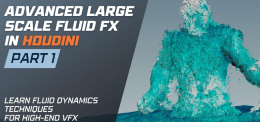 CGCircuit – Advanced Large Scale Fluid FX in Houdini Part 1 & Part 2