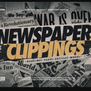 CreativeMarket – Indieground – Newspaper Clippings