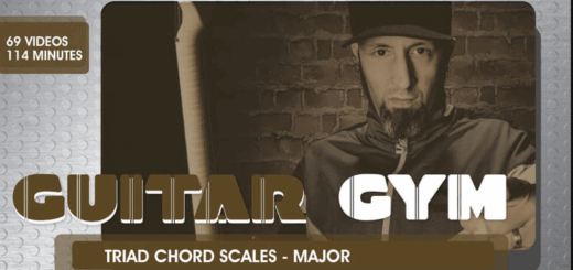 TrueFire Chris Buono Guitar Gym Triad Chord Scales Major