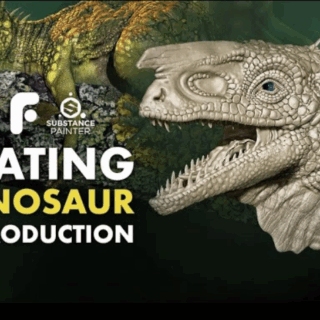 FlippedNormals – Modeling & Texturing a Dinosaur for Production